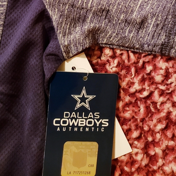 DALLAS COWBOYS Men's "Cannon Perf" Heathered Navy Blue T-Shirt( 2XL) - Picture 6 of 6